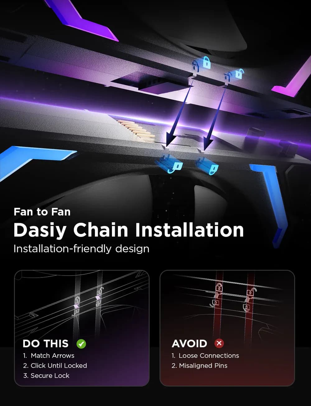 AsiaHorse CosmiQ Daisy Chain Installation