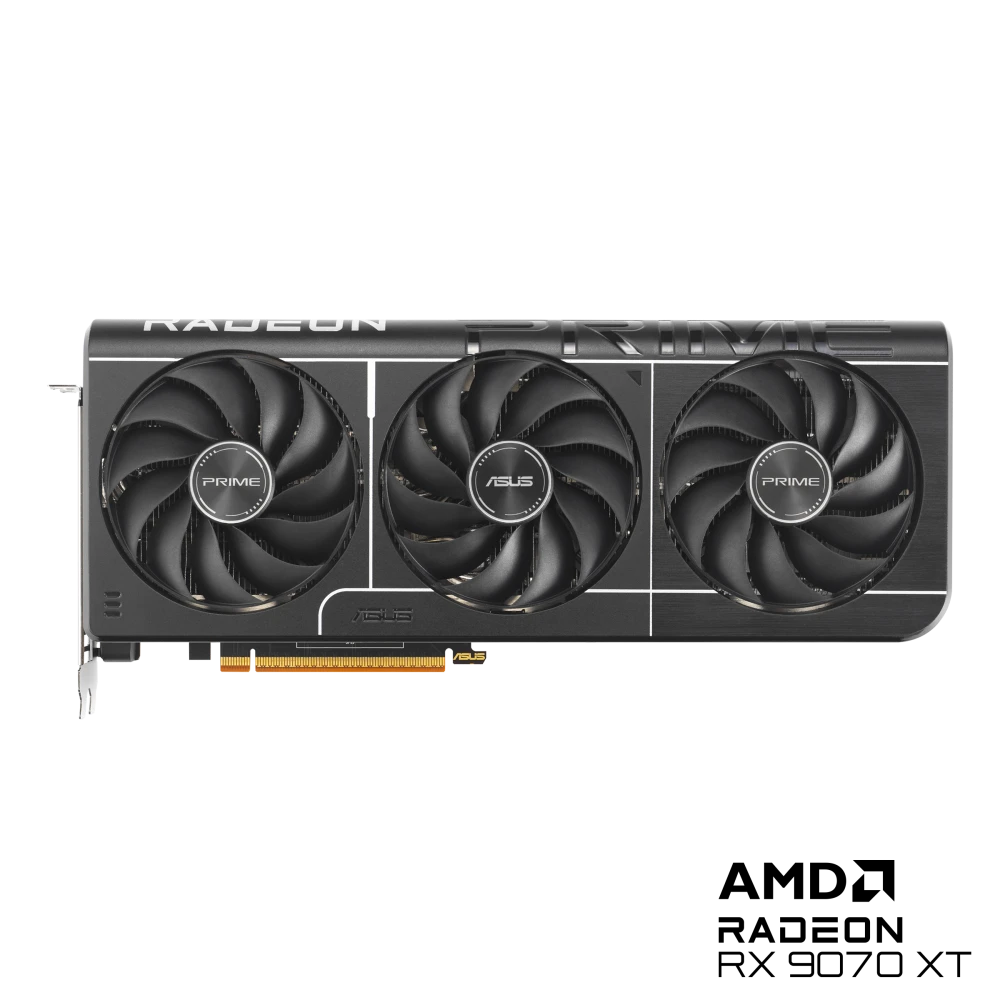 ASUS Prime Radeon RX 9070 XT 16GB OC view 1