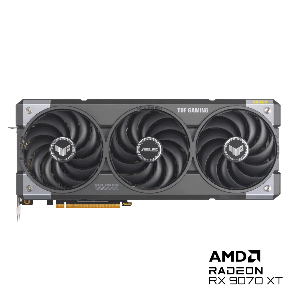 ASUS TUF Gaming Radeon RX 9070 XT 16GB OC view 1