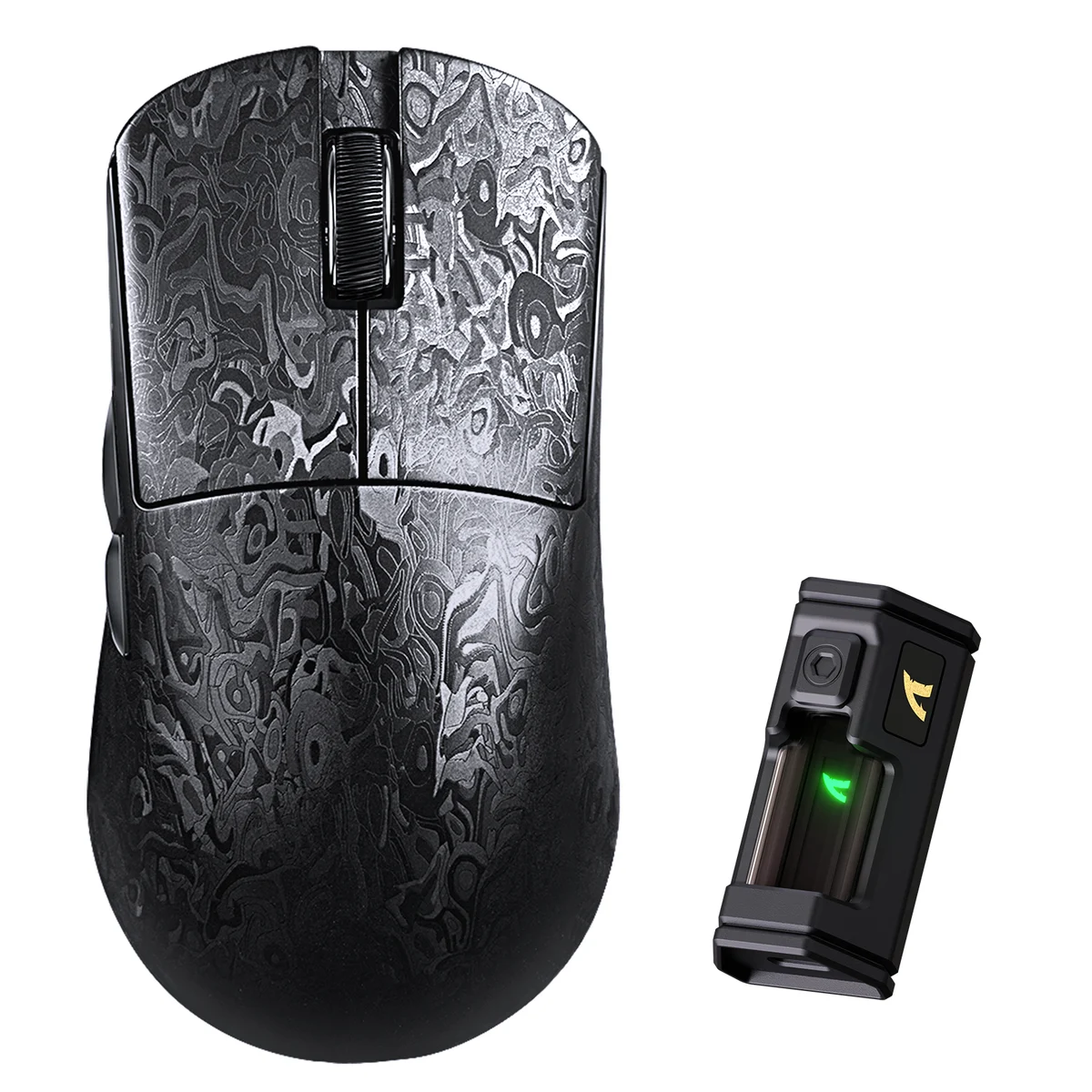 Attack Shark R11 Ultra carbon-fibre wireless gaming mouse in Phantom Black
