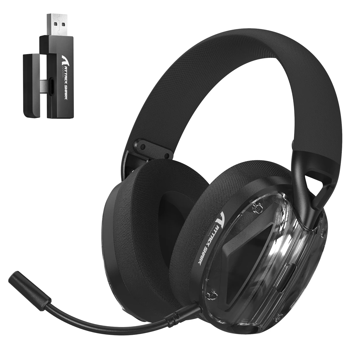 Attack Shark L60 Ultra-Light Tri-Mode Wireless Gaming Headset