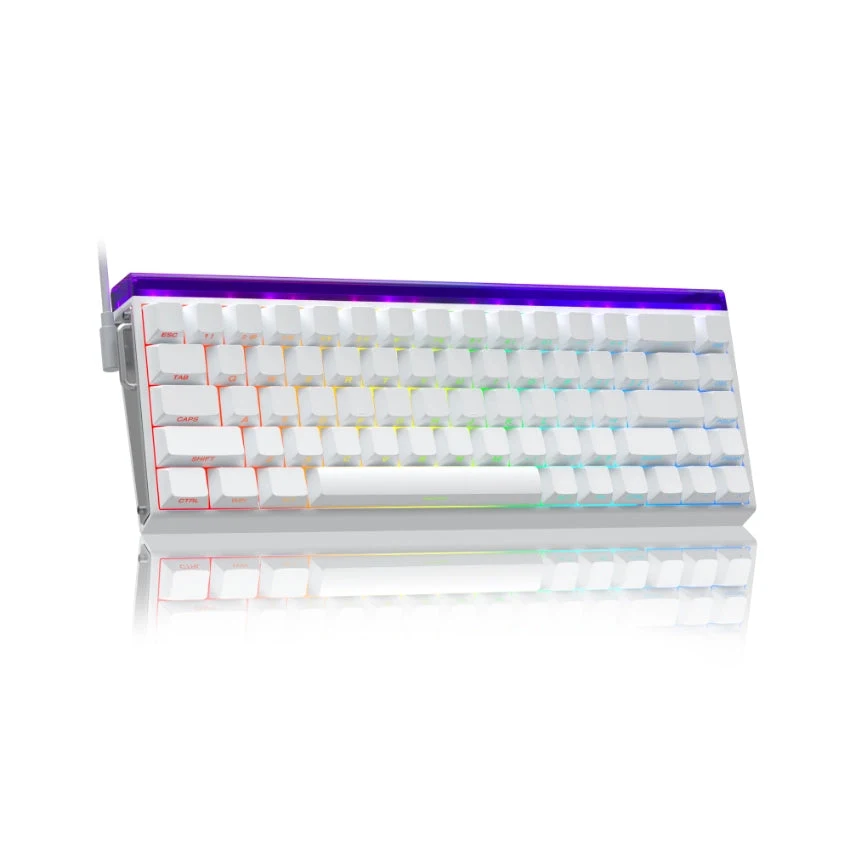Aula Hero 68 65% Hall Effect Magnetic Gaming Keyboard - White