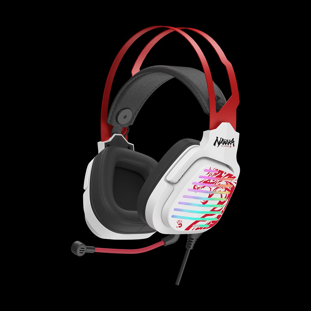 Bloody G560 Naraka Virtual 7.1 Surround Sound RGB Gaming Headphone view 1