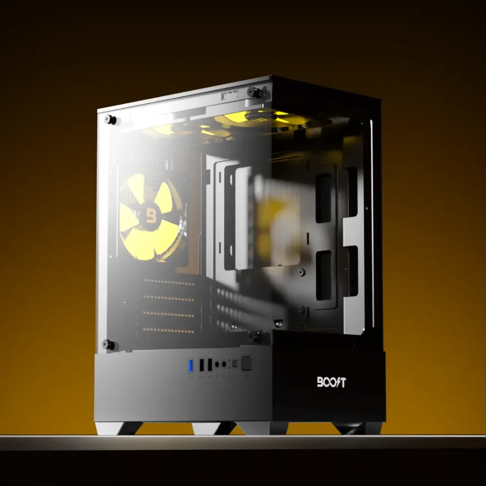 Boost Enclosure Essential Series E100 with 3 ARGB Fans