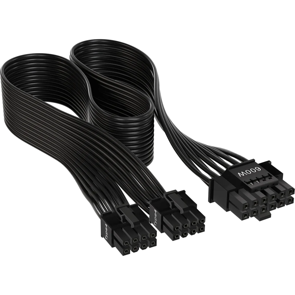 Corsair 600W PCIe 5.0 12VHPWR Type-4 Power Supply Cable view 1
