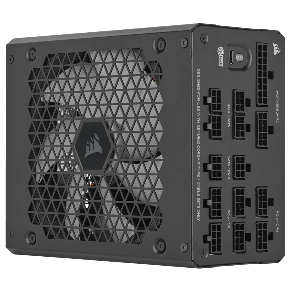 Corsair HX1000i 1000W 80 PLUS Platinum Fully Modular ATX Power Supply view 1