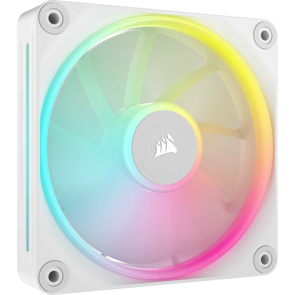Corsair iCUE LINK LX120 RGB 120mm PWM Single Fan Expansion (White) view 1