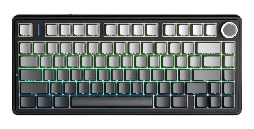 Aula F75 HE 75% Wireless Magnetic Hall-Effect Gaming Keyboard (White Contour) - White Contour