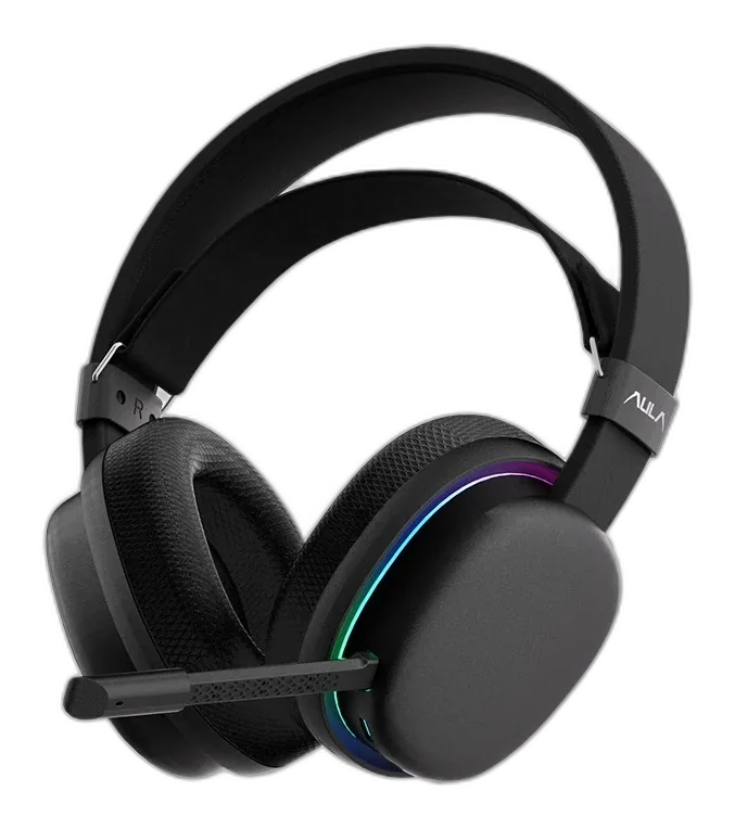 Aula G7 Wireless Gaming Headset - Tri-Mode 2.4GHz, Bluetooth, RGB - Black