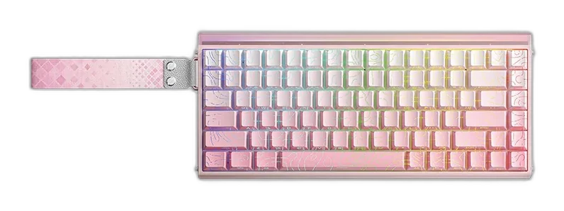 Aula HERO84 HE 75% Wired Magnetic Hall-Effect Gaming Keyboard, 8K Polling - White+Purple
