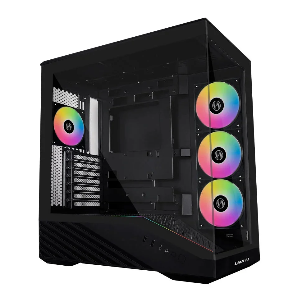 Lian Li Vector V100R Black ARGB ATX case with 4 pre-installed ARGB fans