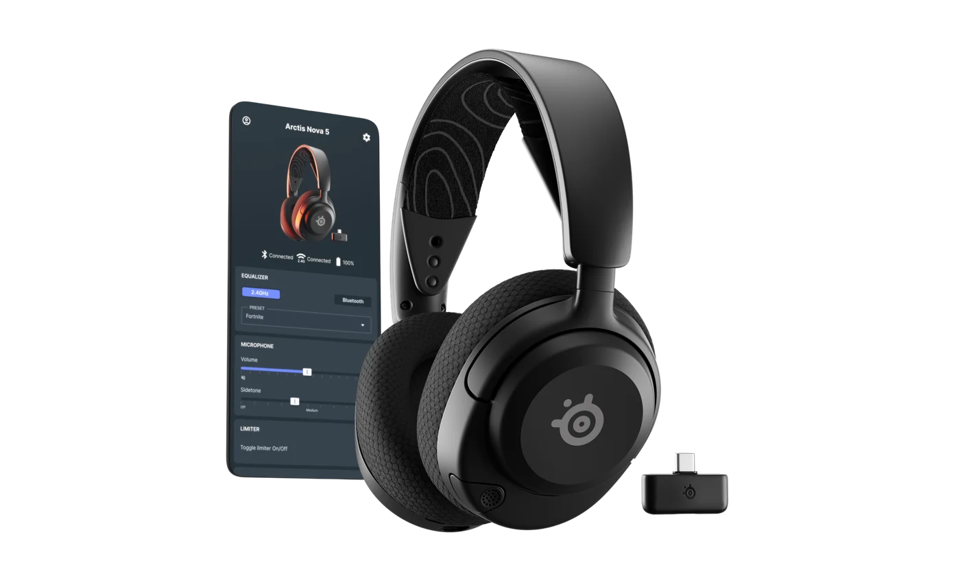 SteelSeries Arctis Nova 5 Wireless Gaming Headset (61670) - Black