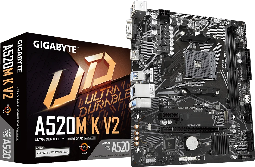 Gigabyte A520M K V2 Motherboard