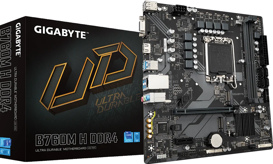 Gigabyte B760M H DDR4 Motherboard