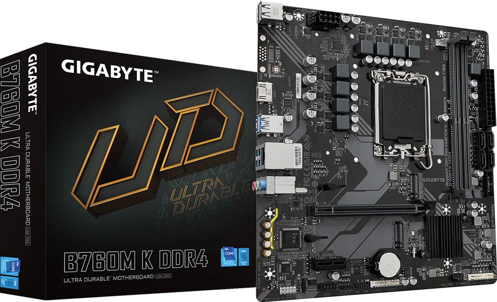 Gigabyte B760M K DDR4 Motherboard