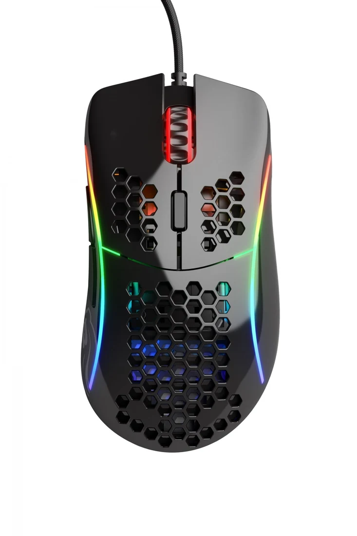 Glorious Model D Ergonomic RGB Gaming Mouse - Glossy Black