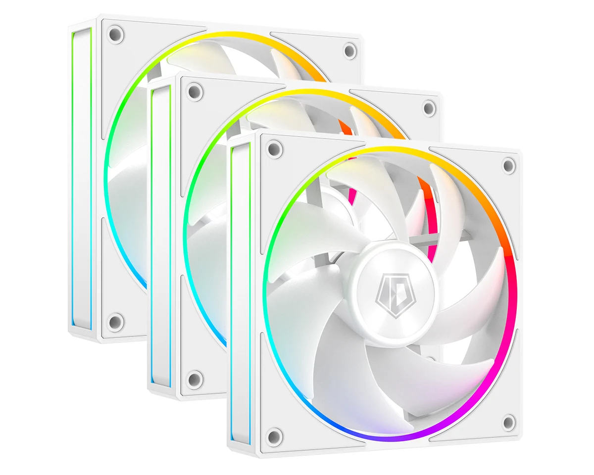 ID-COOLING AF-127-ARGB-W white 120mm ARGB PWM fan