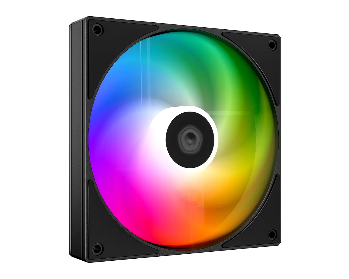 ID-COOLING AS-120-ARGB black single 120mm ARGB case fan