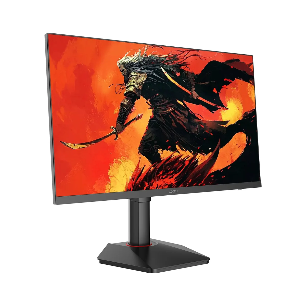 KOORUI G2411P 24" FHD 200Hz IPS Gaming Monitor - front 3/4 hero view