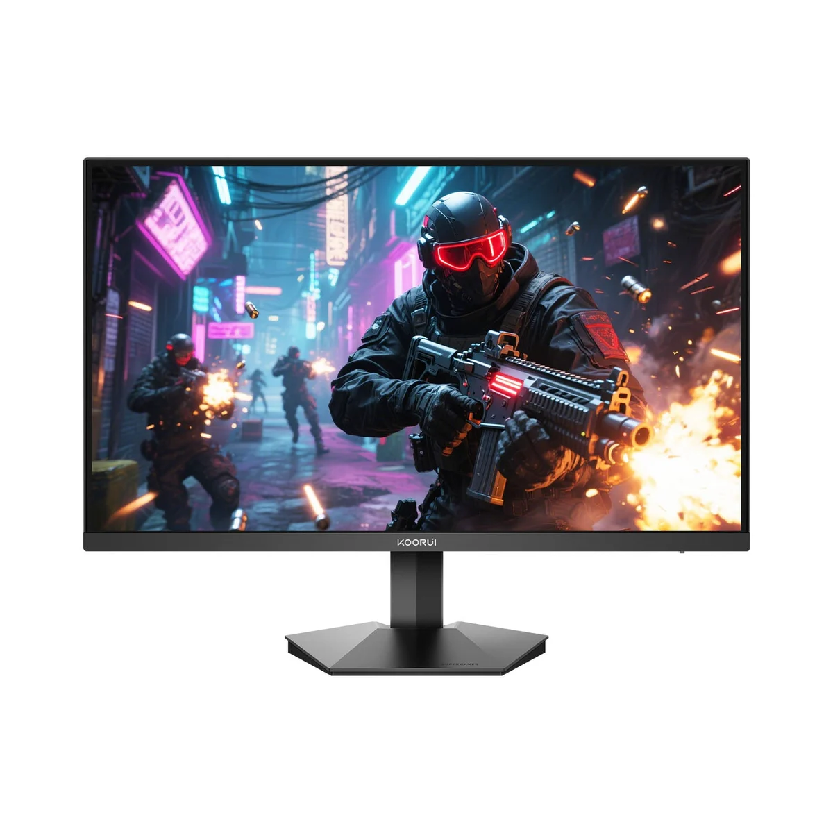 KOORUI G2711X 27" FHD 240Hz Fast IPS Gaming Monitor - front 3/4 hero view