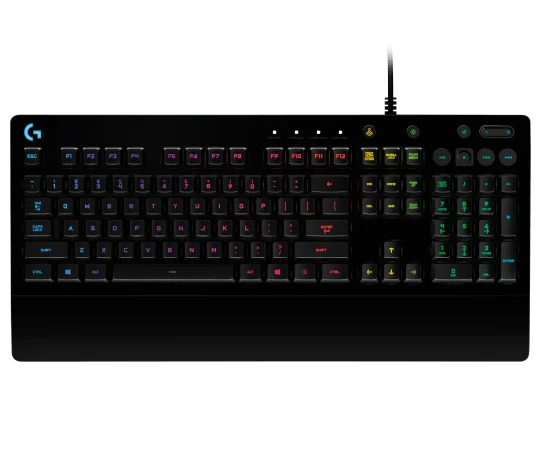 Logitech G213 Prodigy RGB Gaming Keyboard (Black) view