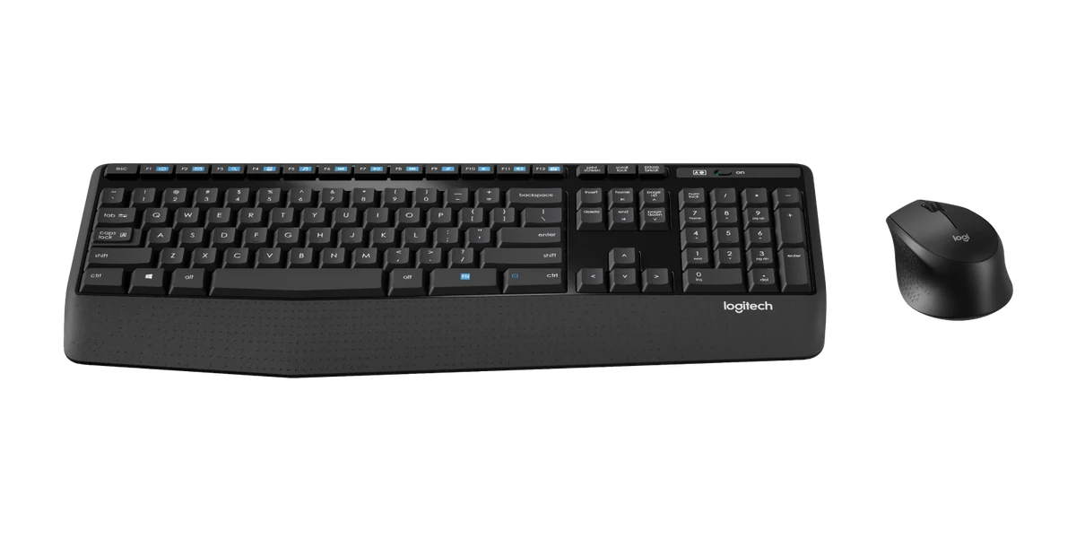 Logitech MK345 Comfort Wireless Keyboard and Mouse Combo (Black)