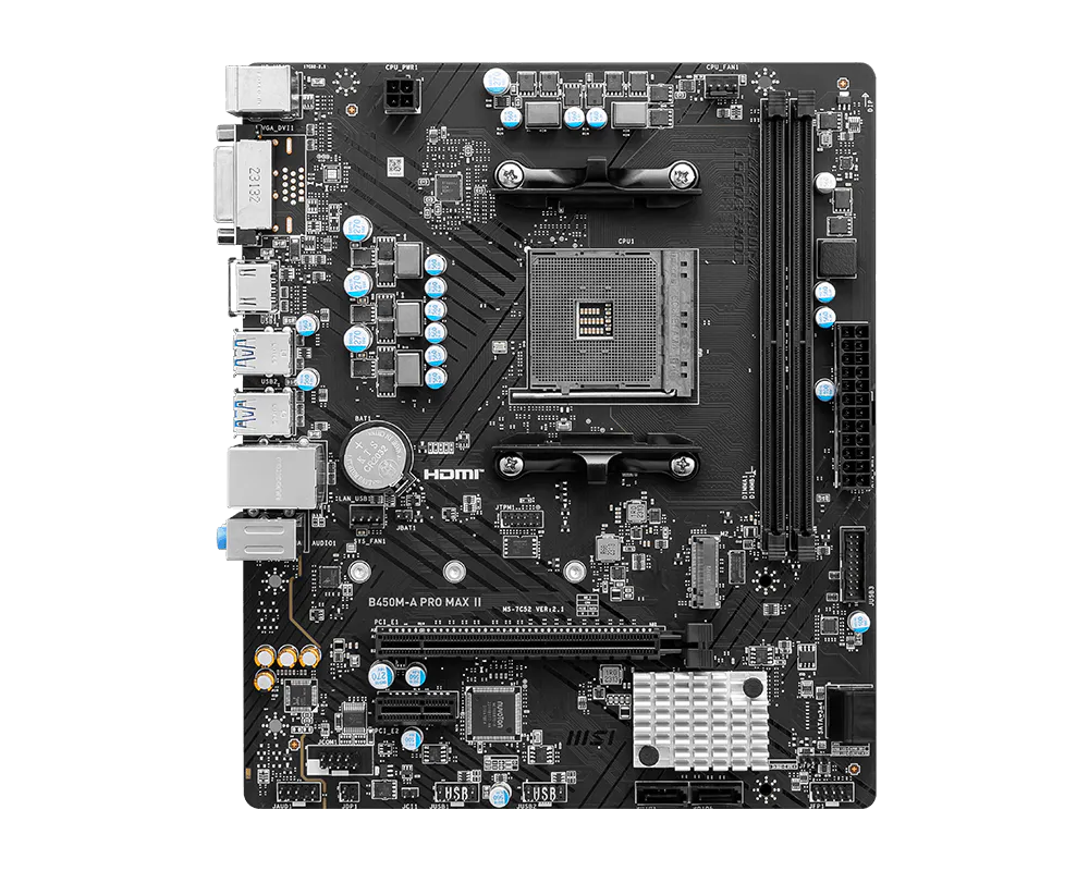 MSI B450M-A PRO MAX II view 1