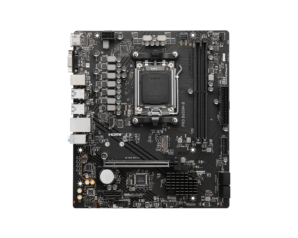 MSI PRO B650M-B view 1