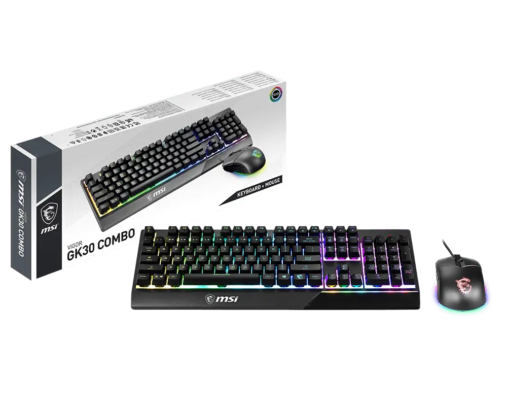 MSI Vigor GK30 Combo view 1