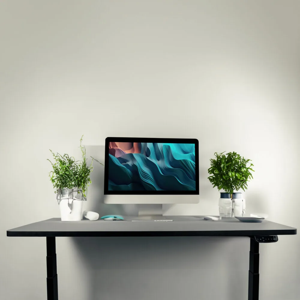 SMD-02-AI Dual-Motor Smart Sit-Stand Desk with App Control