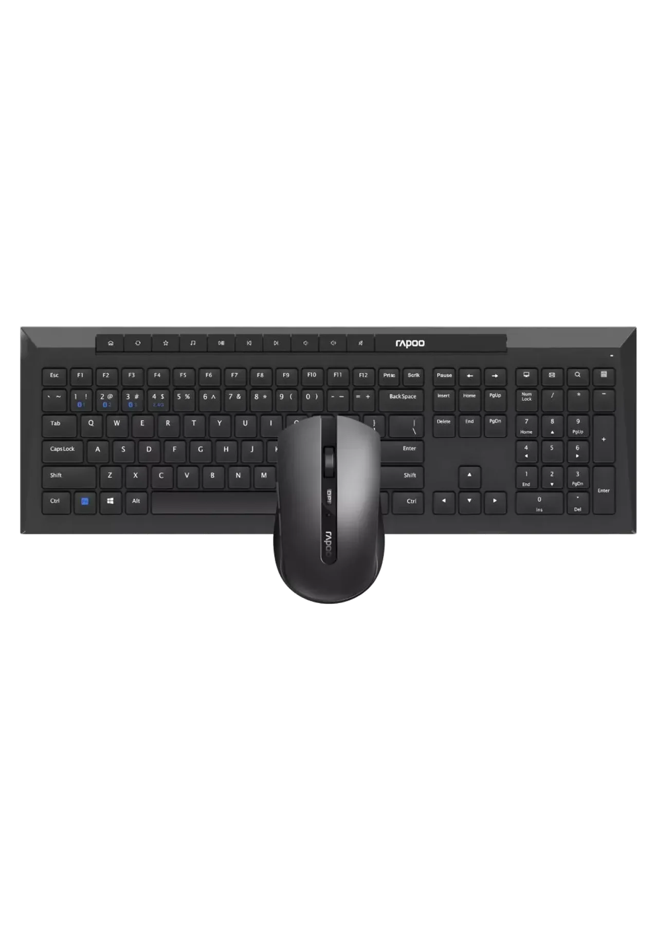 8210M Multi-Mode Wireless Keyboard and Mouse Combo