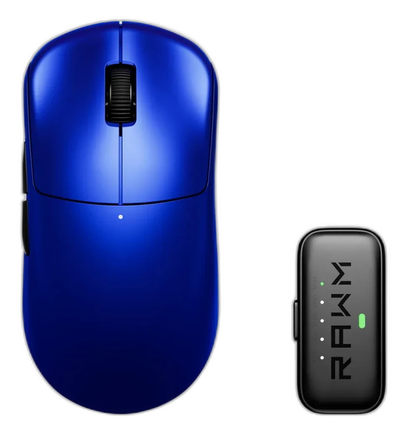 RAWM Leviathan V4 Dual 8K Wireless Gaming Mouse - Blue - Blue