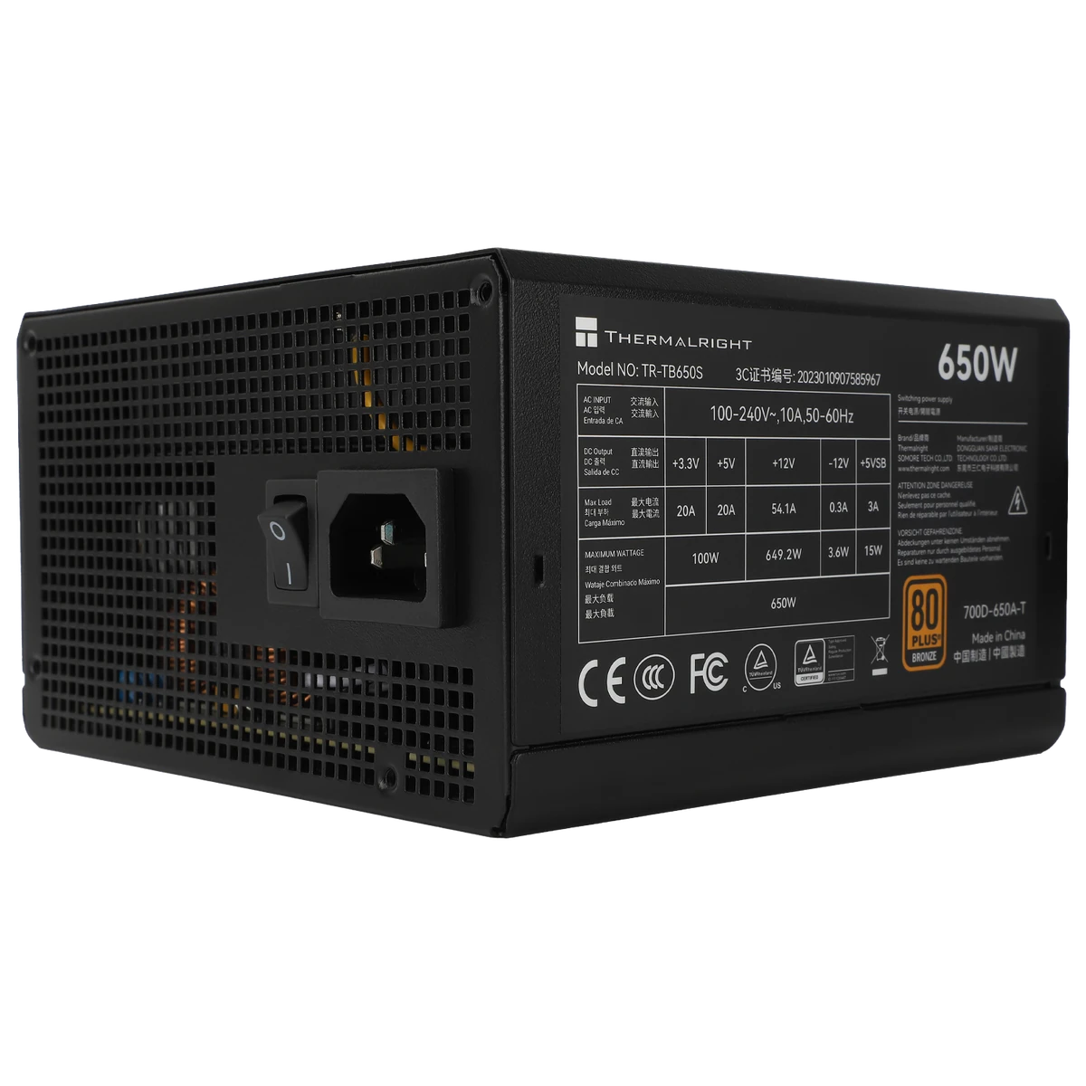 ThermalRight TB 650s Bronze Non-Modular