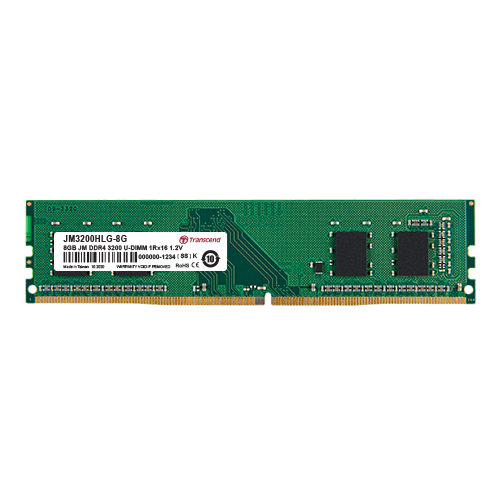 Transcend JetRam DDR4 Desktop Memory (DIMM) view 1