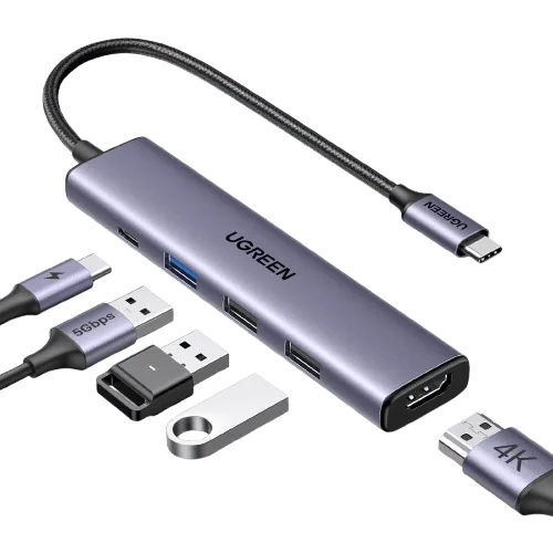 Ugreen 5-in-1 USB-C Hub with 4K HDMI