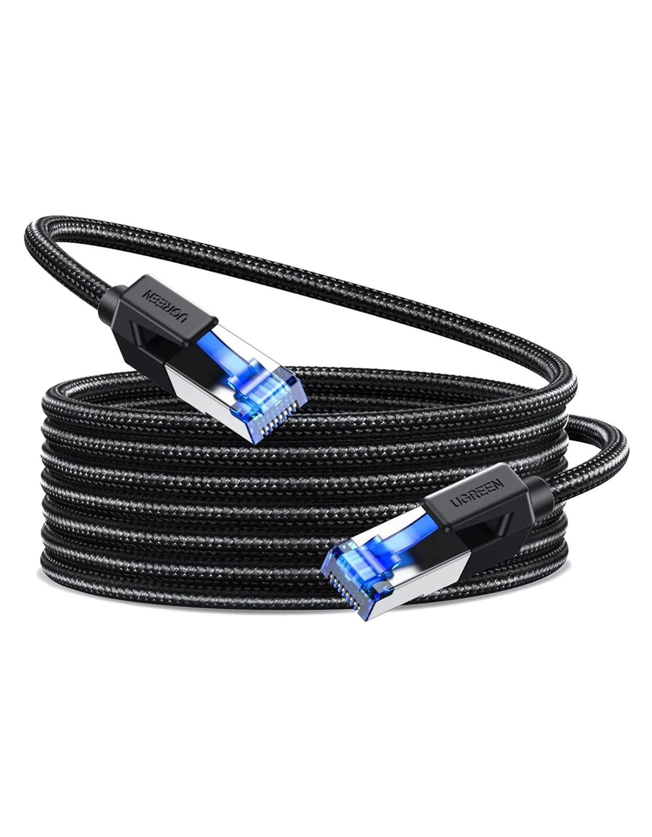 Ugreen Cat8 F/FTP Braided Ethernet Cable 15M