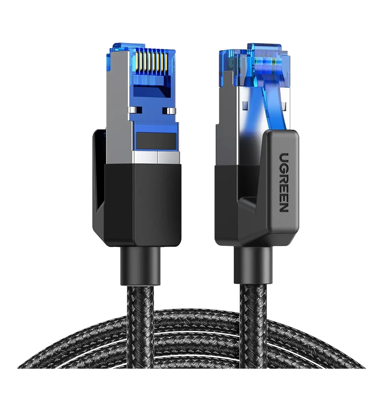 Cat 8 Shielded Round Braided Ethernet Cable 2M (40Gbps)