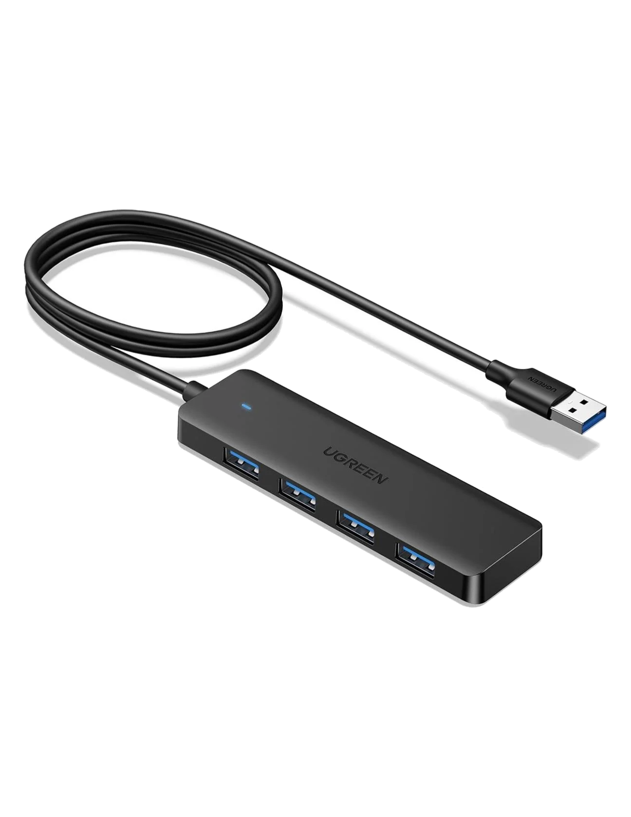 USB 3.0 4-Port Hub 5Gbps Ultra-Slim (1M Cable)