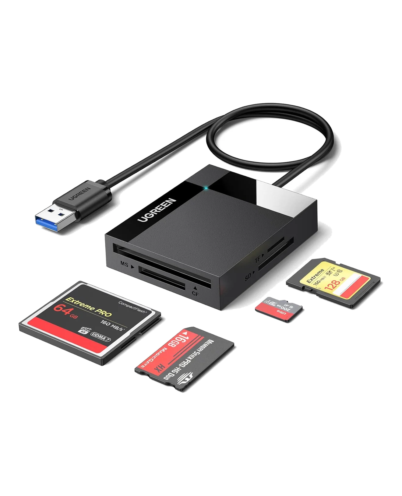 USB 3.0 All-in-One Card Reader 50cm