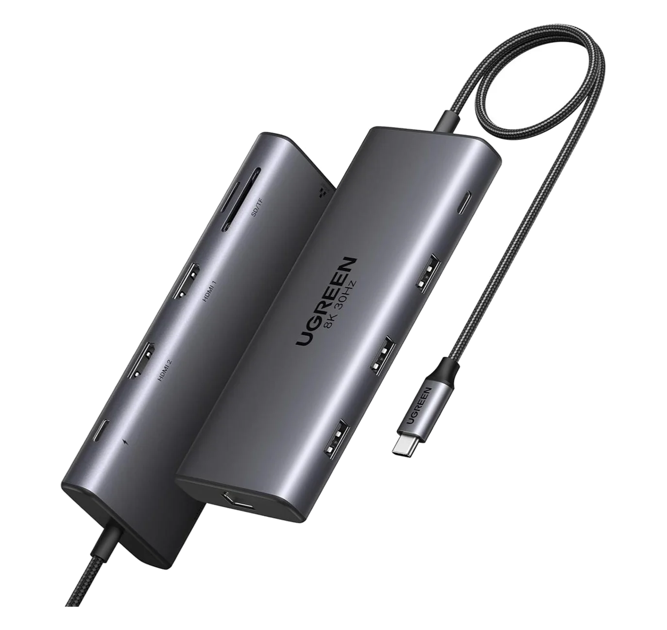 USB-C Docking Station 10-in-1 Dual HDMI 4K@60Hz & Ethernet