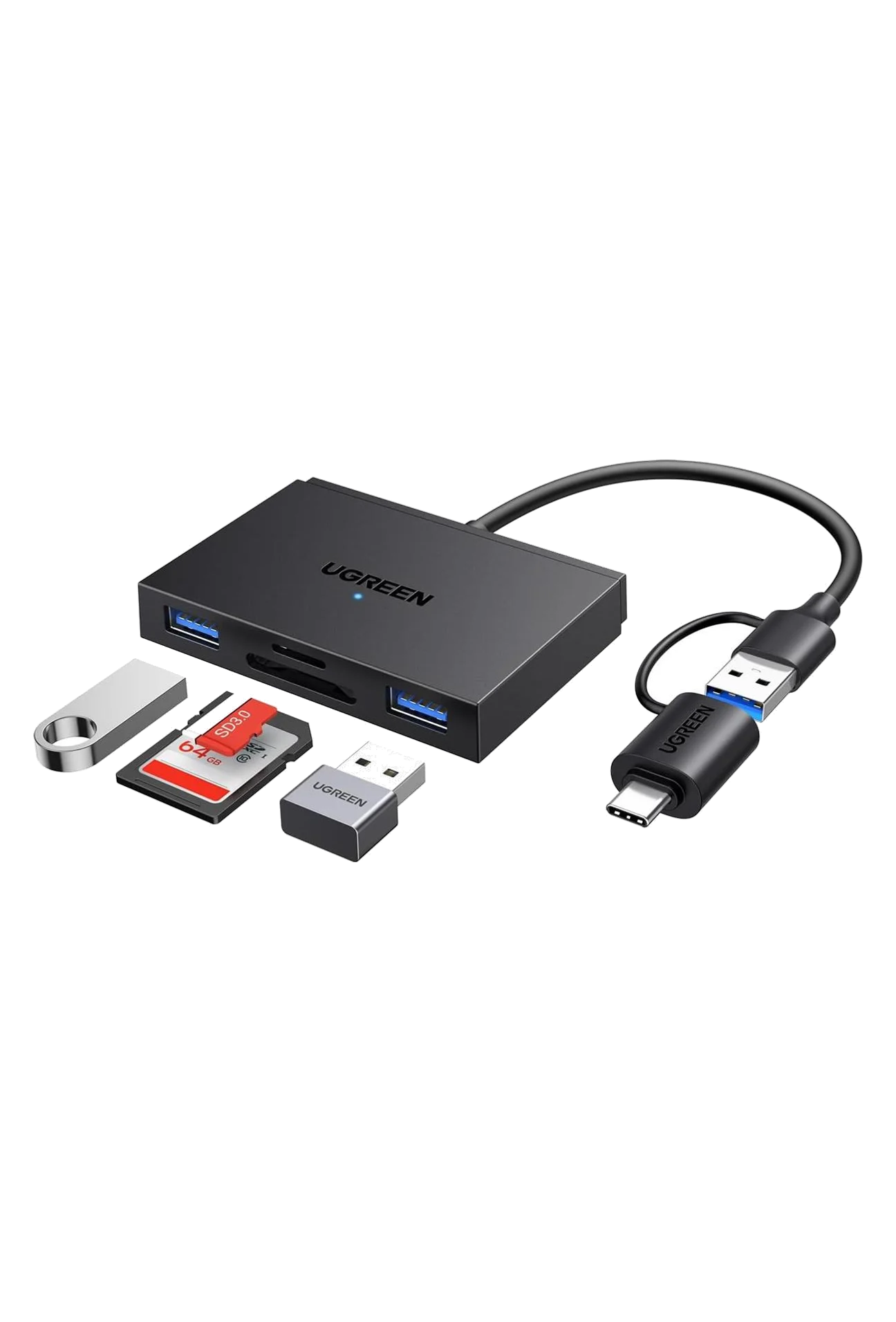 Ugreen USB-C and USB-A SD/microSD Card Reader